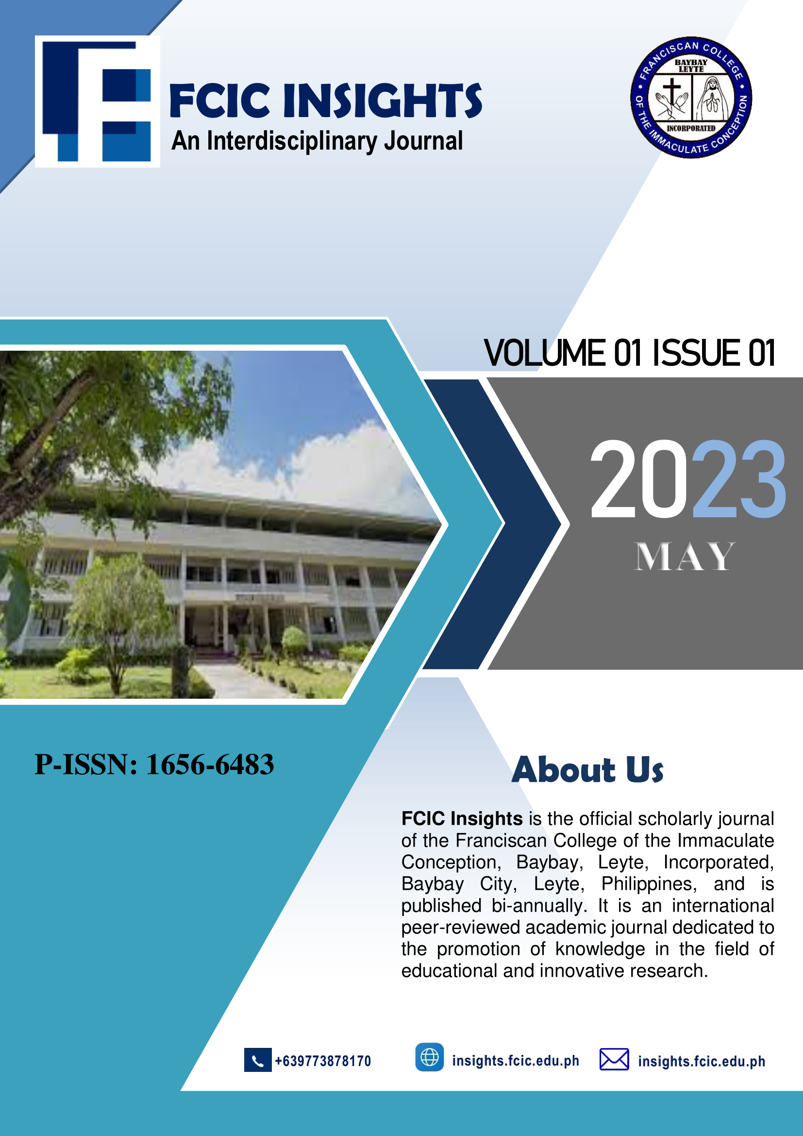 					View Vol. 1 No. 01 (2023): FCIC INSIGHTS
				