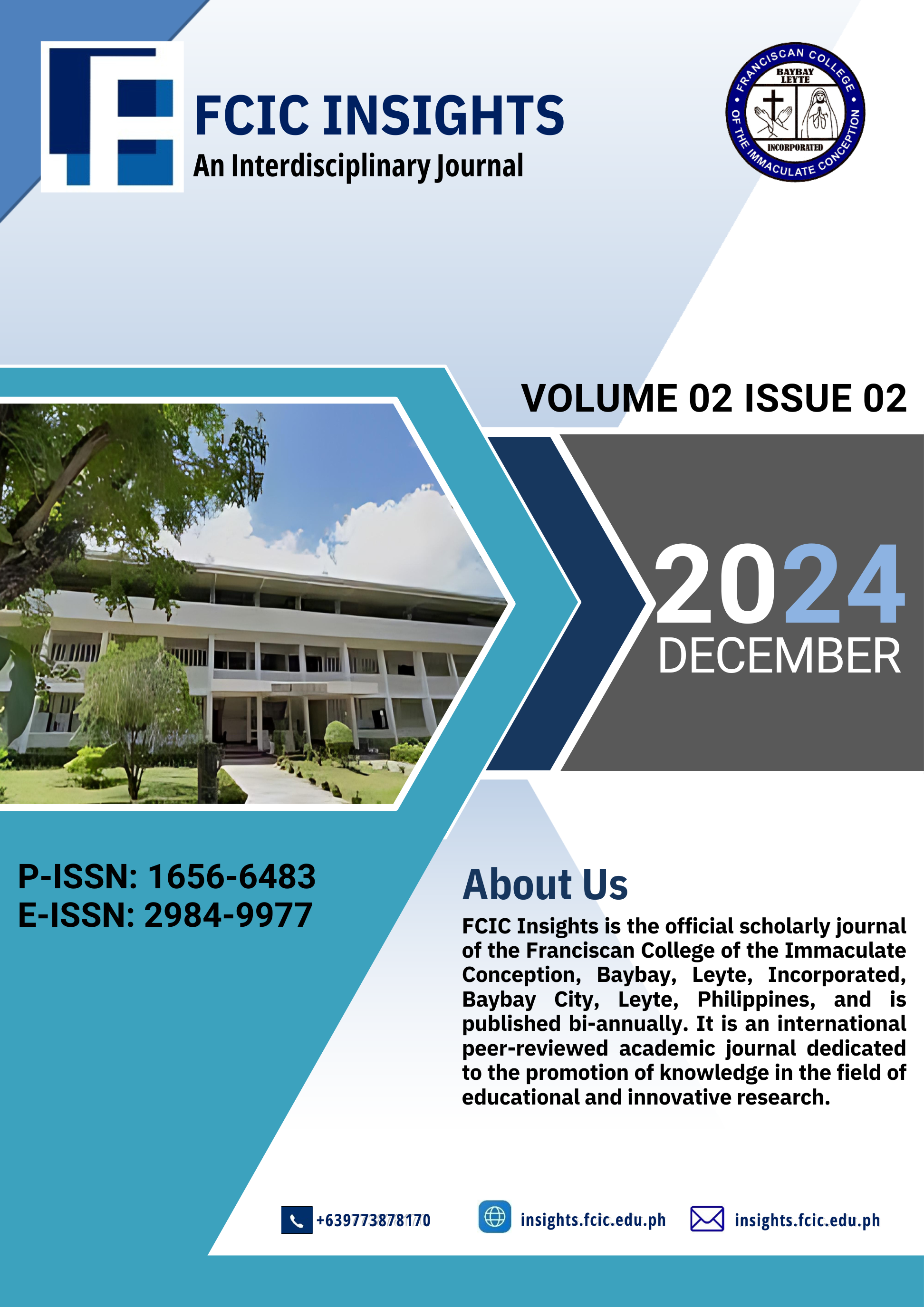 					View Vol. 2 No. 02 (2024): FCIC INSIGHTS
				