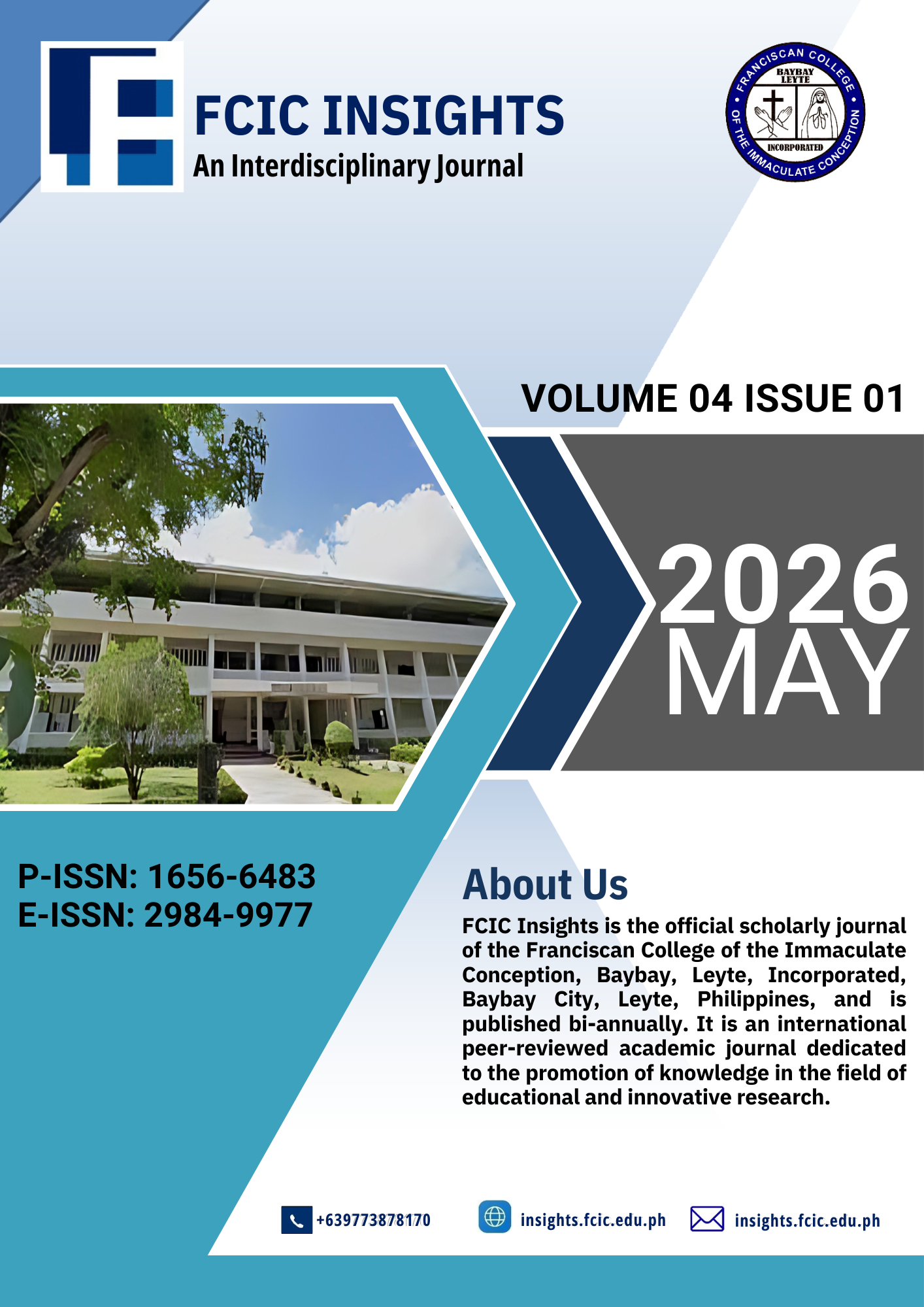 					View Vol. 4 No. 01 (2026): FCIC INSIGHTS
				